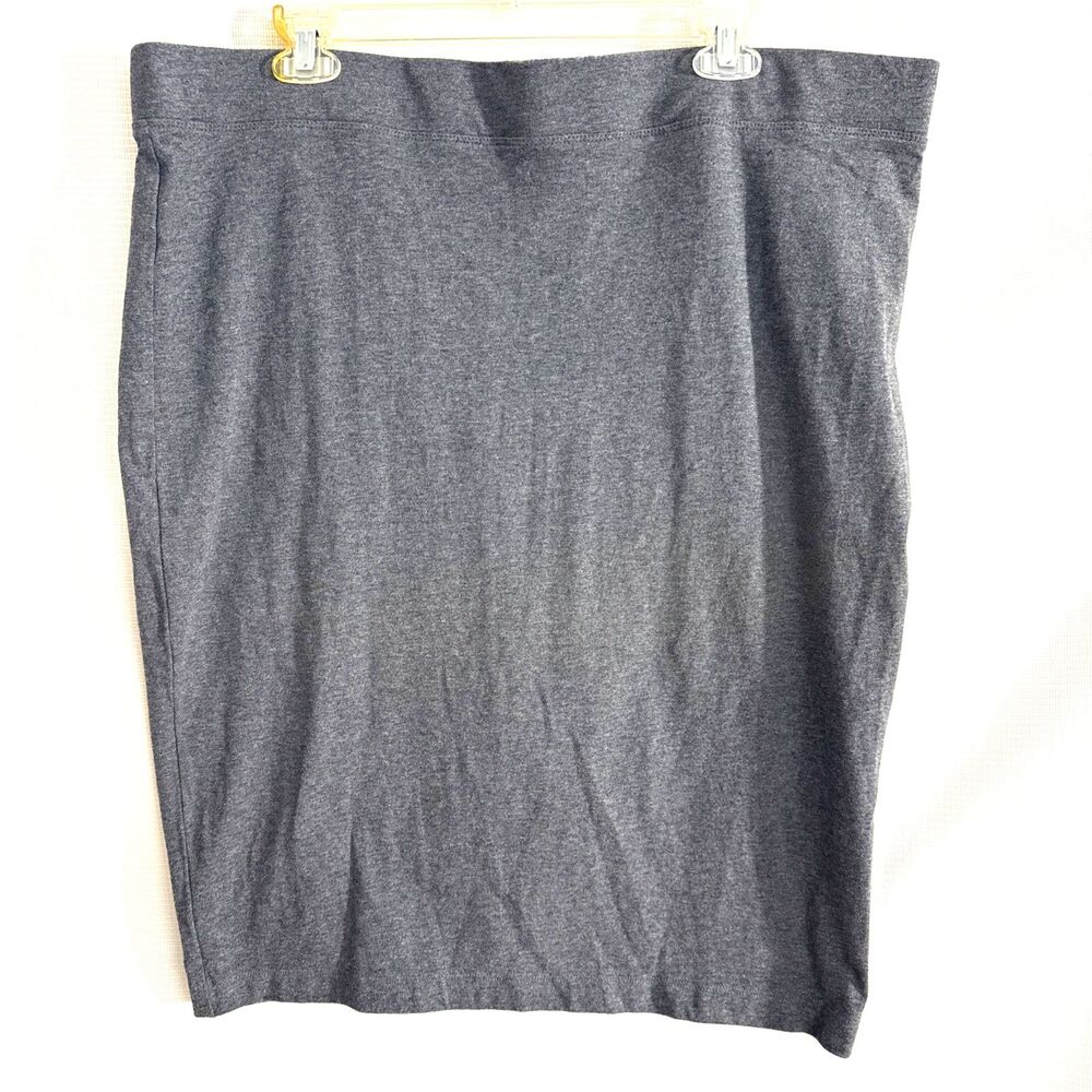 Gap Charcoal Grey Zip Back Pencil Skirt - XXL